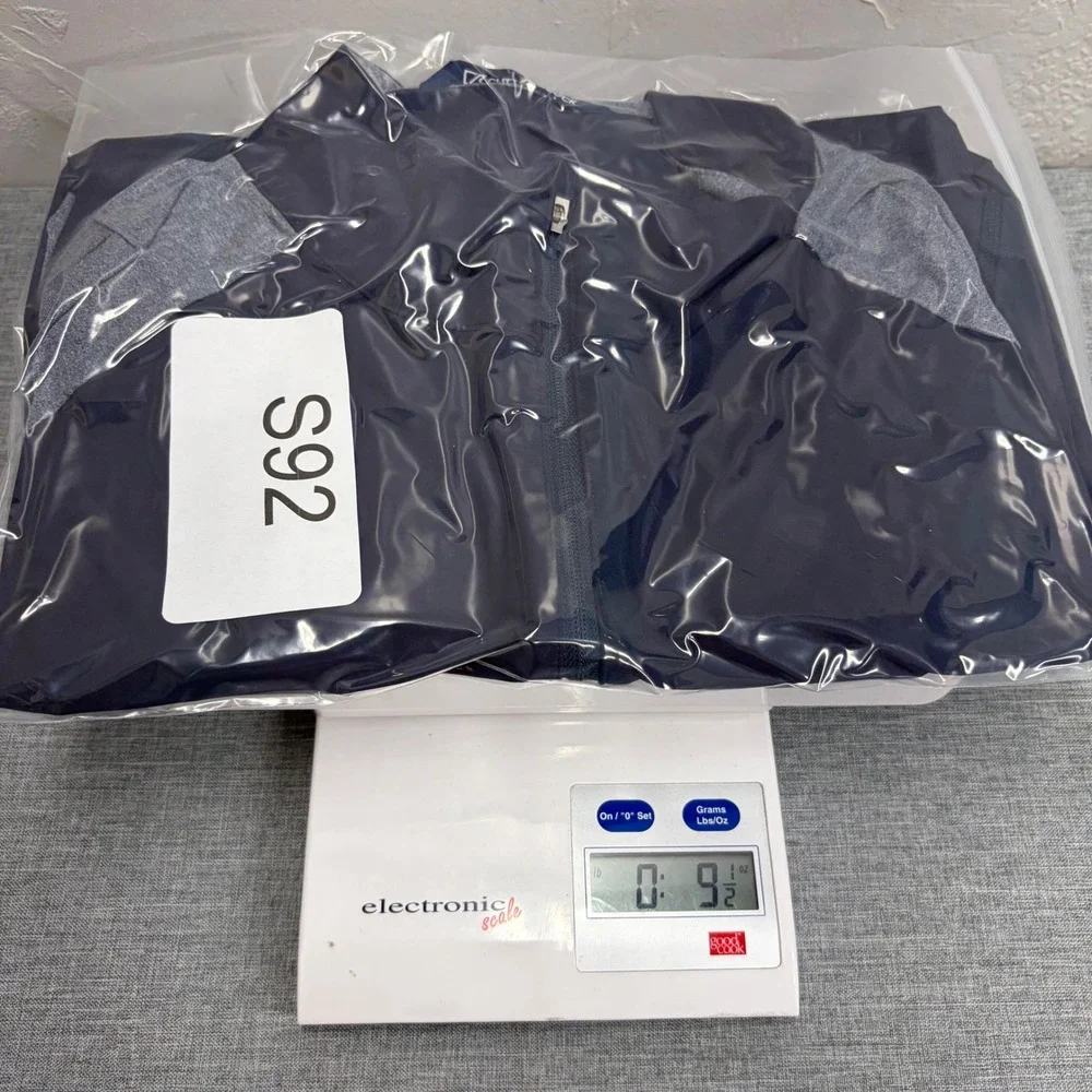 Cutter & Buck Pullover Mens XL Blue MCC00006 Quarter Zip Performance Stretch
